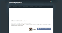 Desktop Screenshot of nordikpredator.se