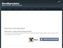 Tablet Screenshot of nordikpredator.se